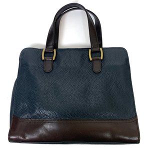 Vintage Liz Claiborne TwoTone Leather Shoulder Bag